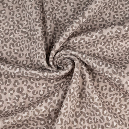 Rib Jersey Leo greige