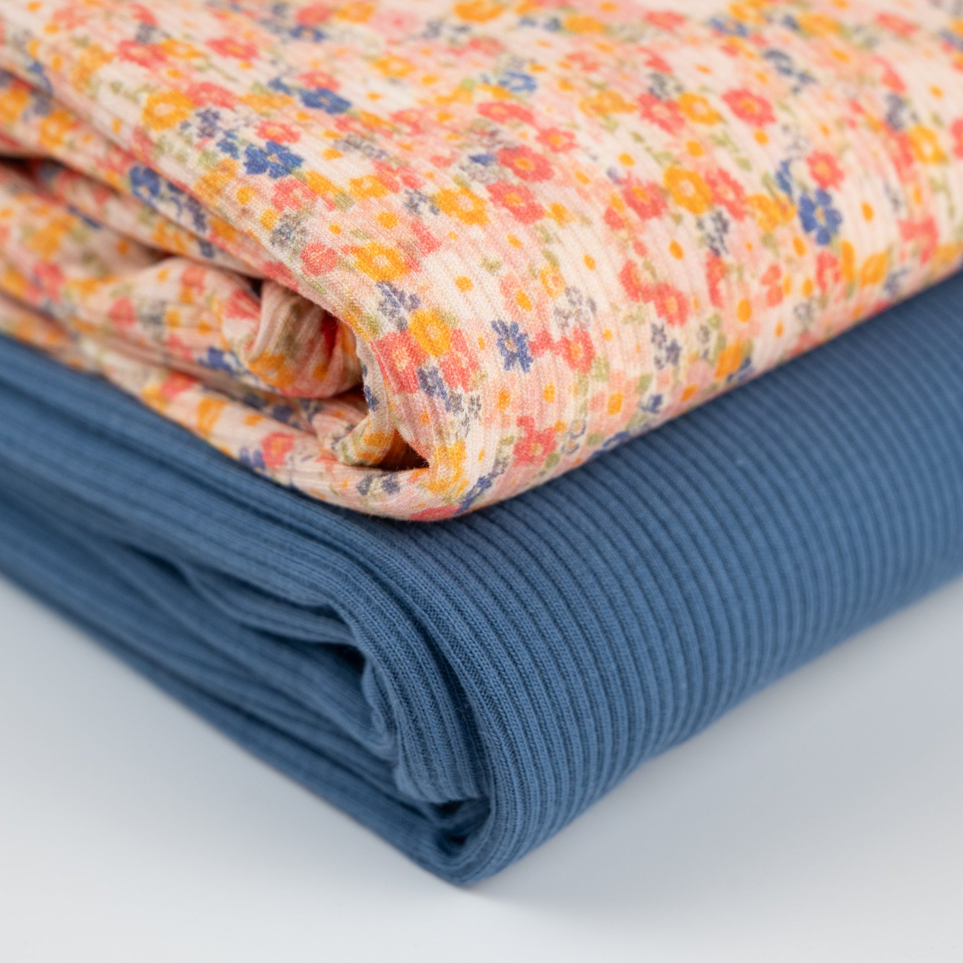 Rib Jersey Streublumen bunt - elli&else