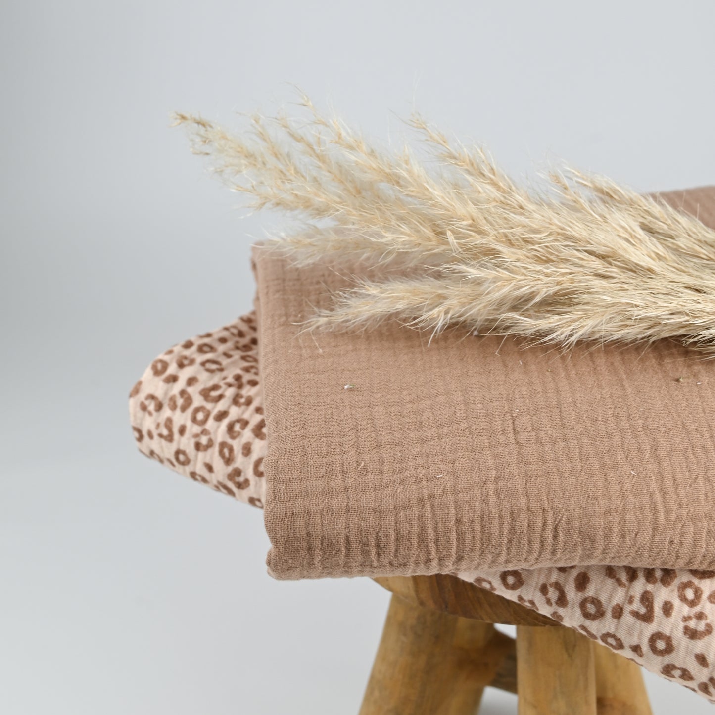 Musselin Leo beige