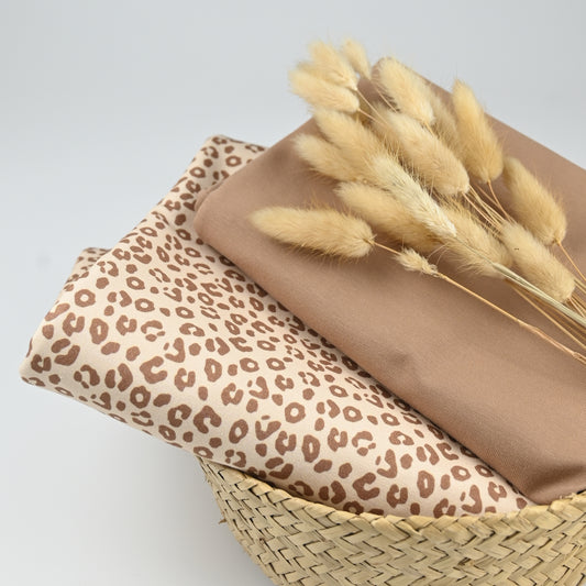 Jersey Leo/Leopard Print beige