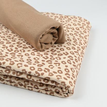 Jersey Leo/Leopard Print beige
