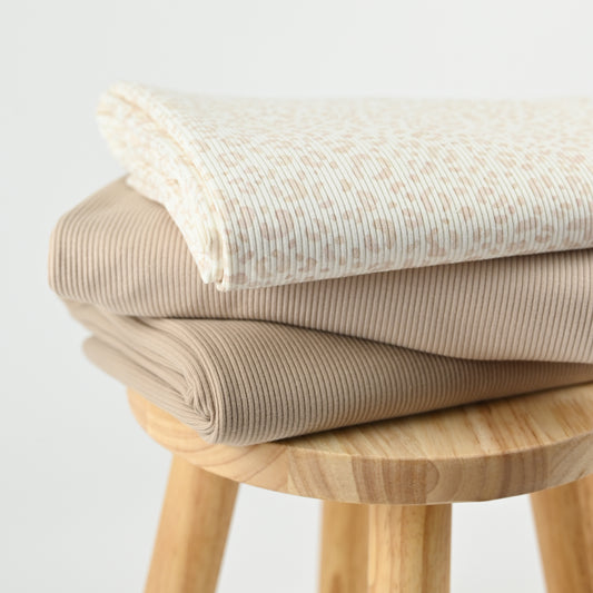 Rib Jersey Leo hellbeige
