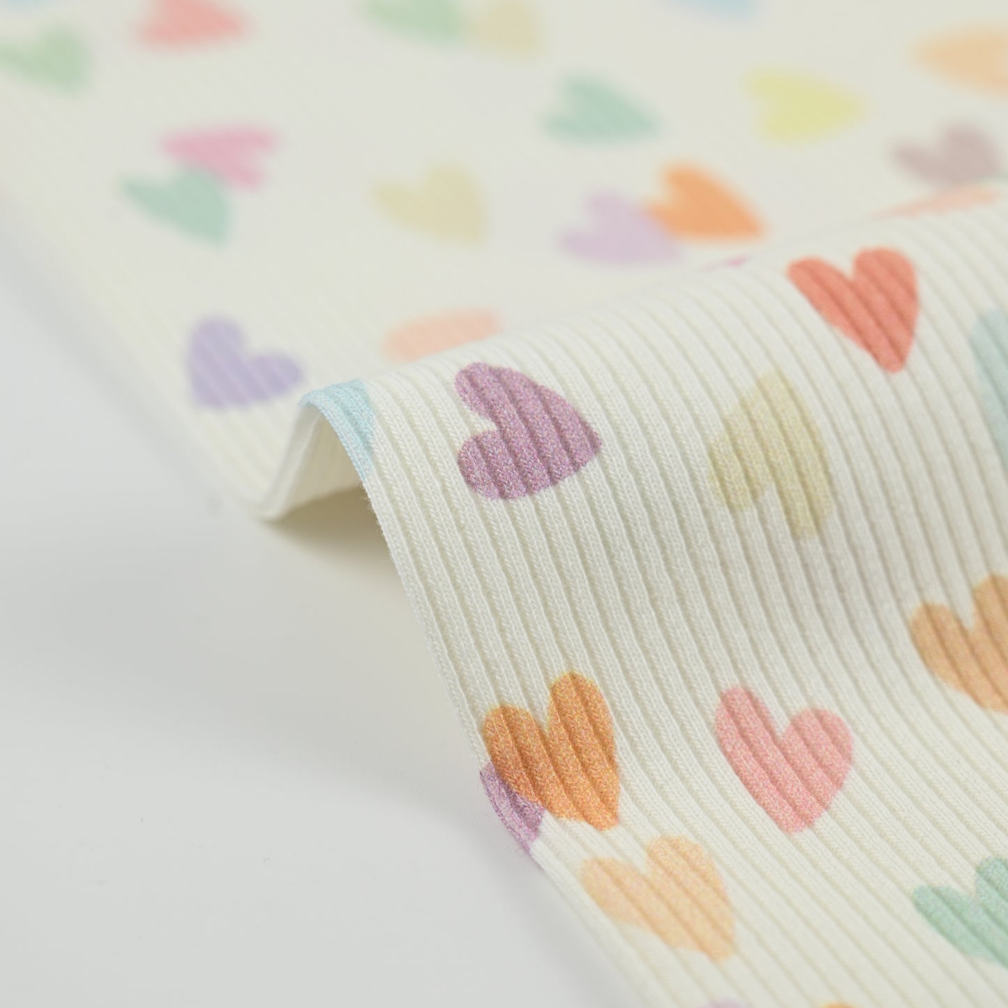 Rib Jersey Herzen bunt - elli&else