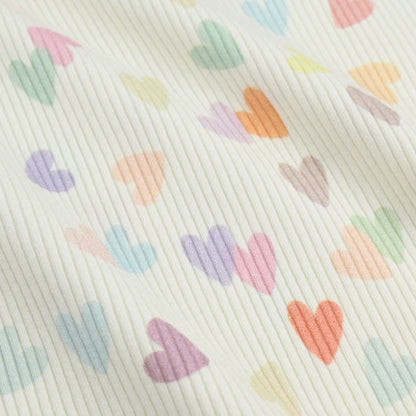Rib Jersey Herzen bunt - elli&else