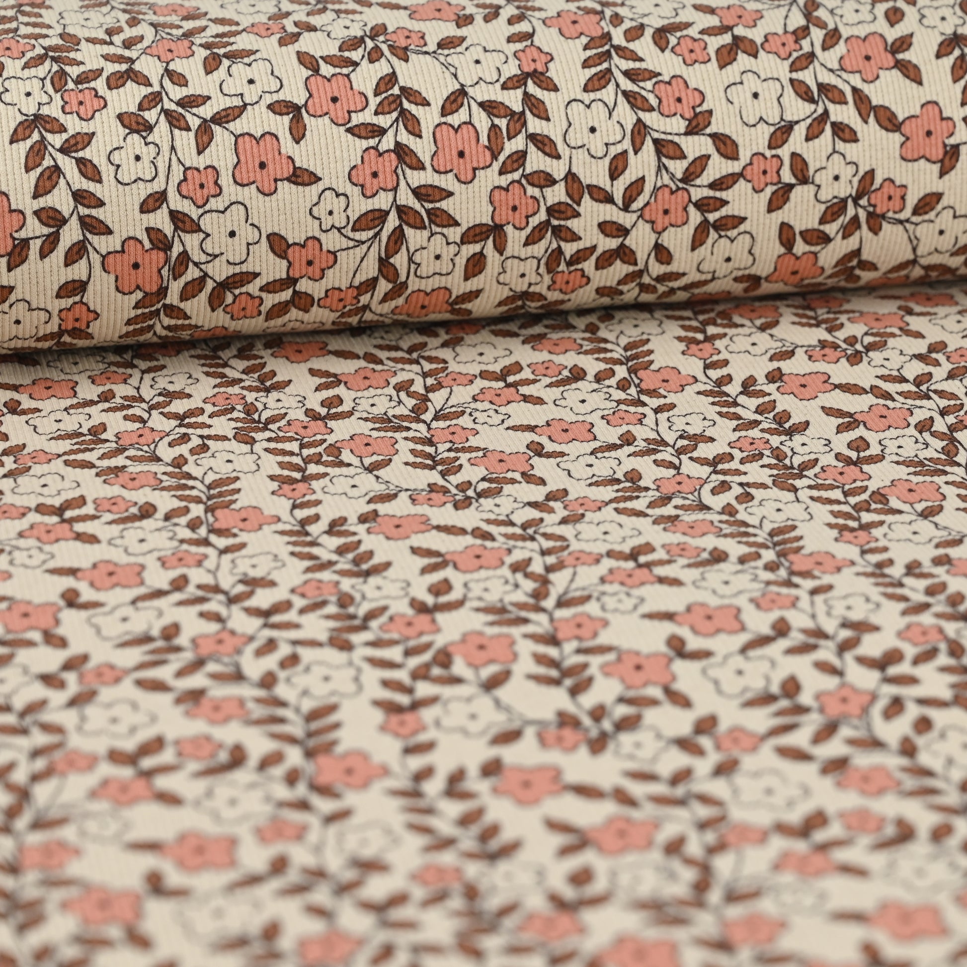 Bio Rib Jersey Blumenranken - elli&else
