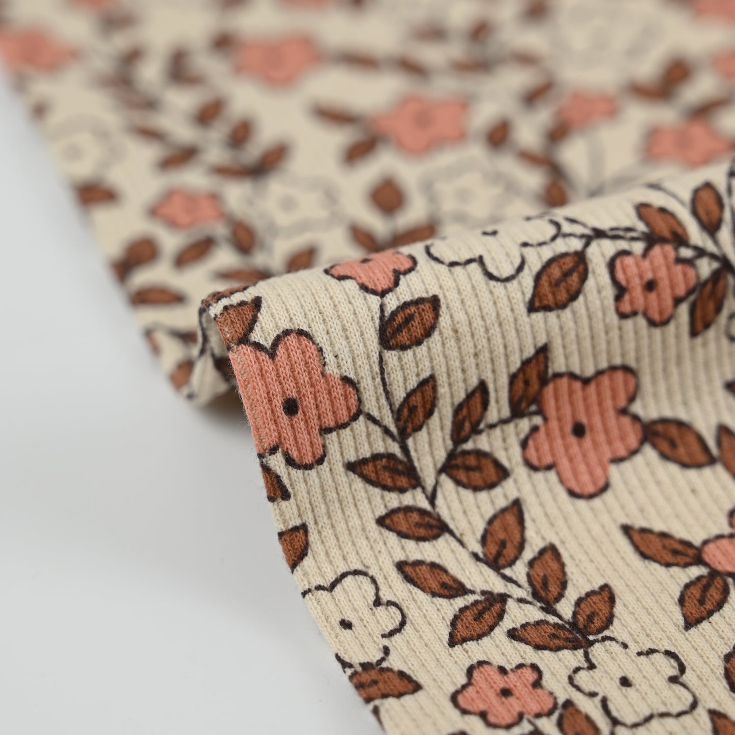 Bio Rib Jersey Blumenranken - elli&else