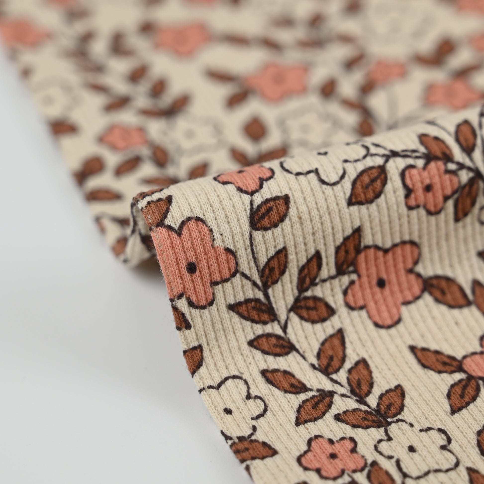 Bio Rib Jersey Blumenranken - elli&else