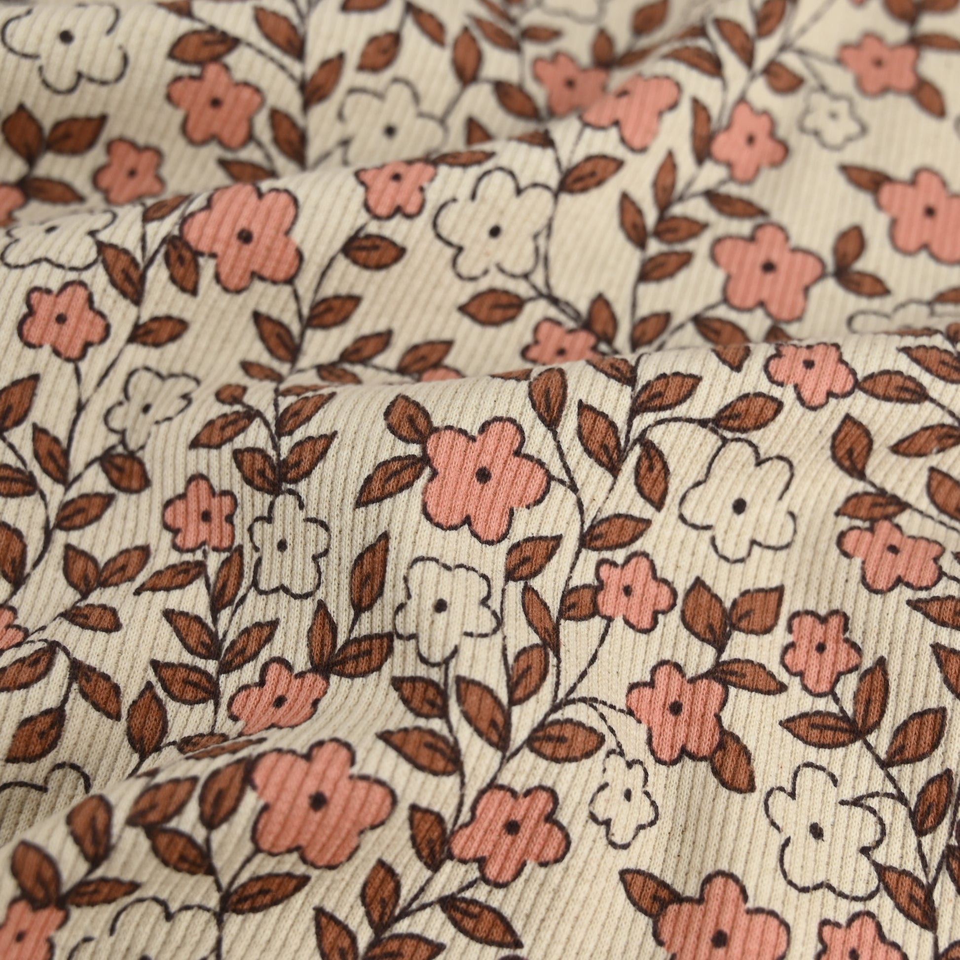 Bio Rib Jersey Blumenranken - elli&else