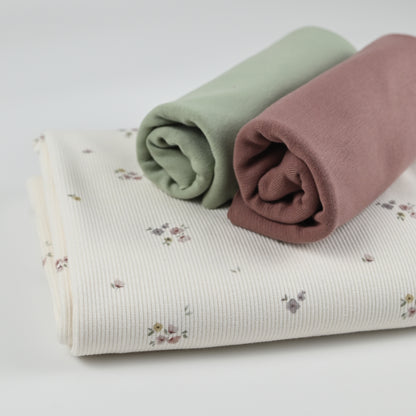 Rib Jersey Fine Fleurs - elli&else