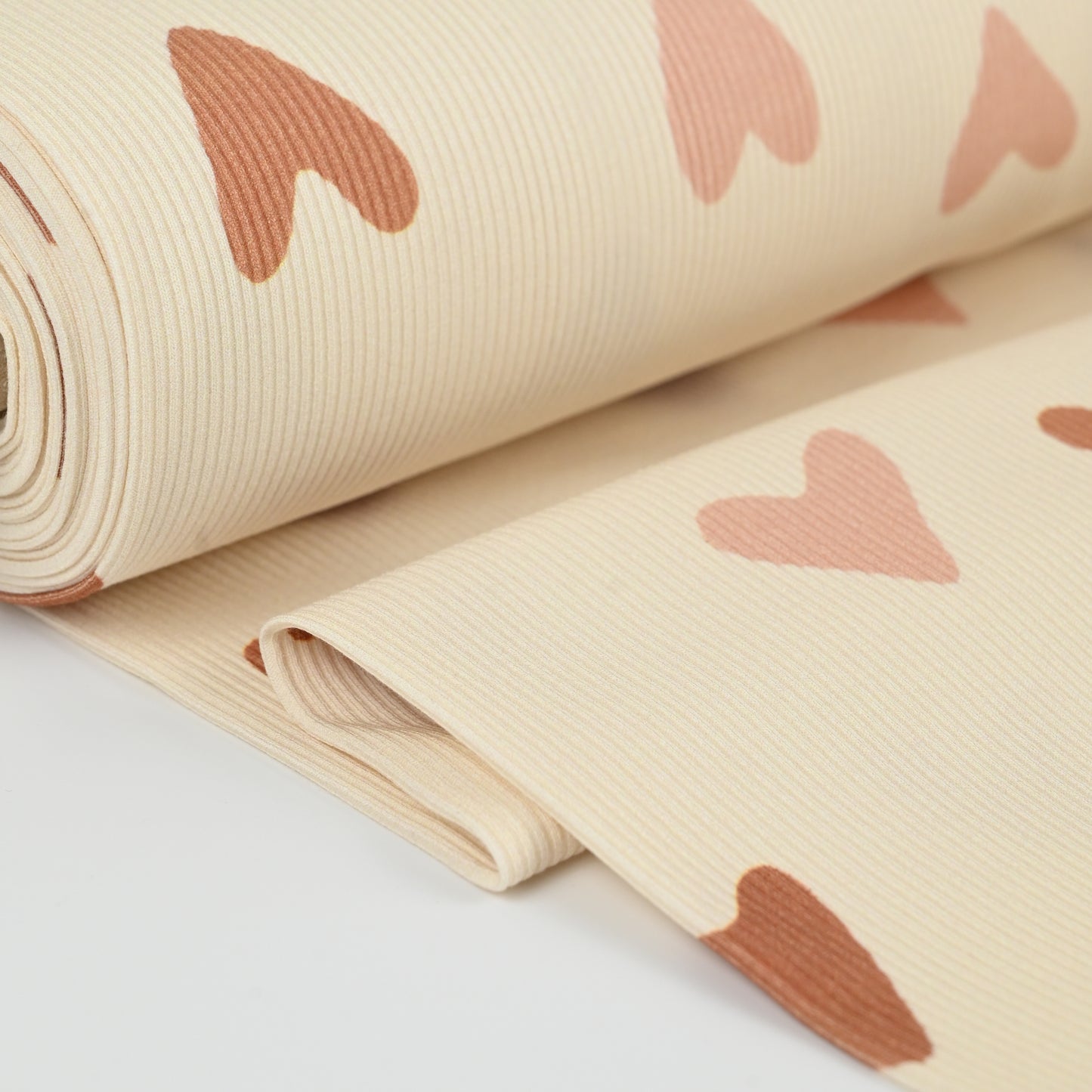 Rib Jersey große Herzen - elli&else