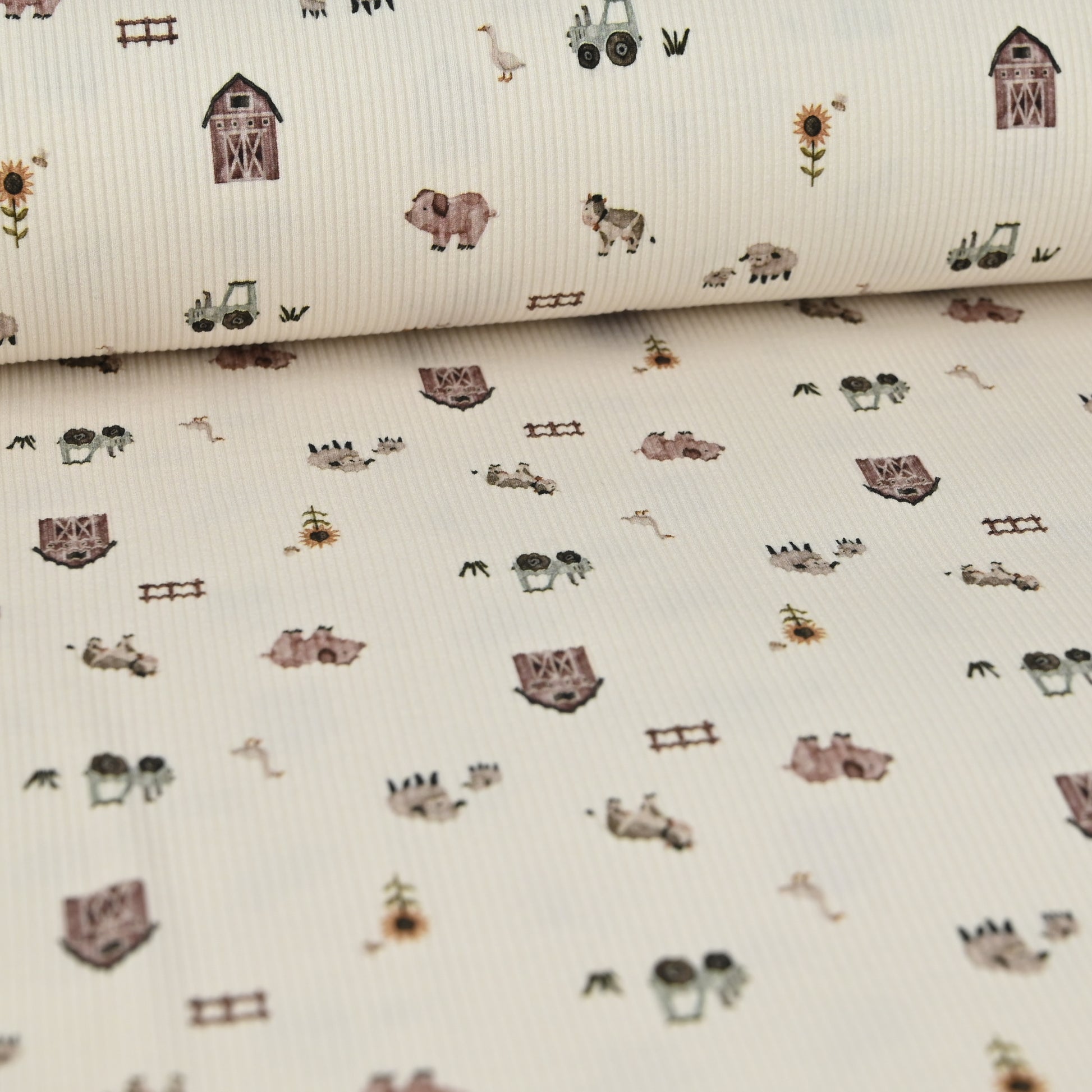 Rib Jersey Bauernhof mini - elli&else