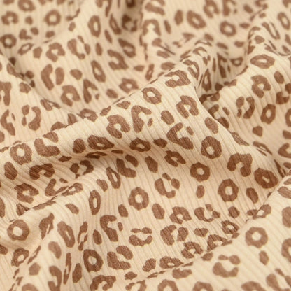 Rib Jersey Leo Print beige - elli&else