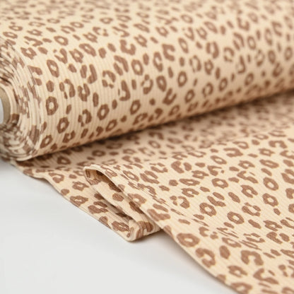 Rib Jersey Leo Print beige - elli&else