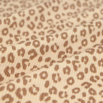 Rib Jersey Leo Print beige - elli&else