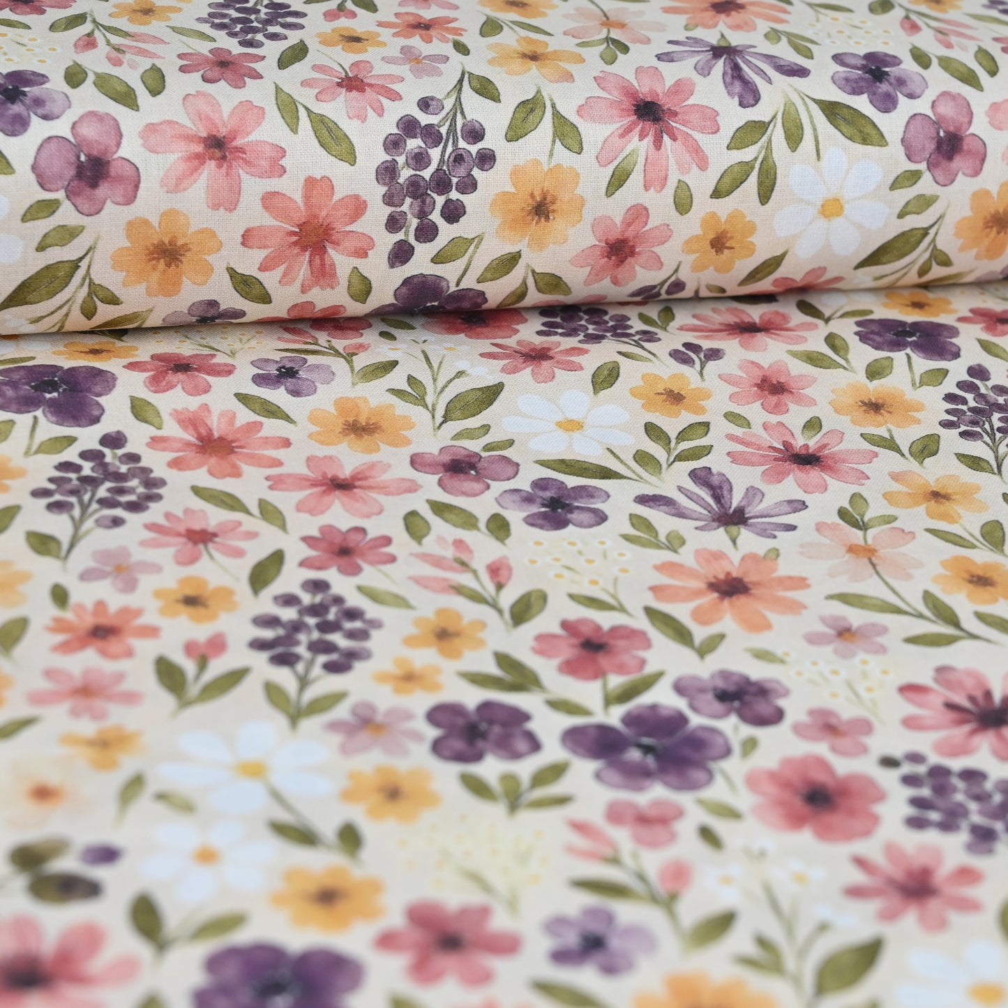 Popeline Blüten Aquarell - elli&else