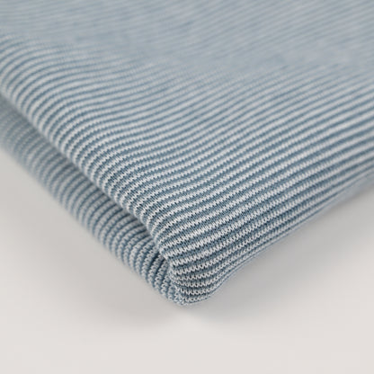 Ringel-Bündchen stahlblau