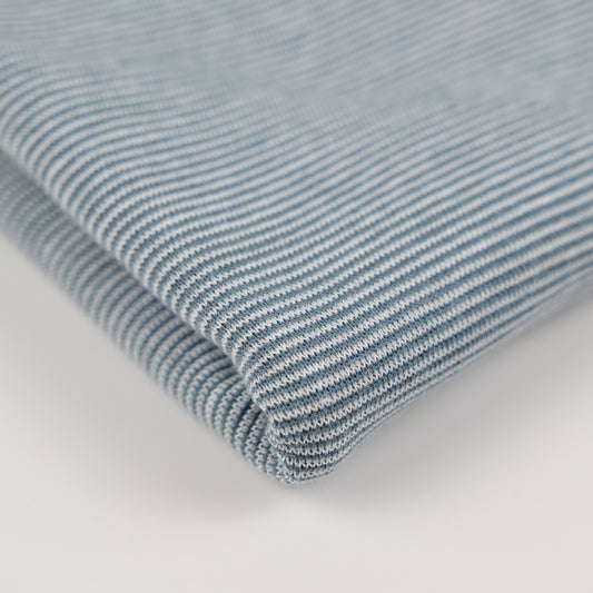 Ringel-Bündchen stahlblau