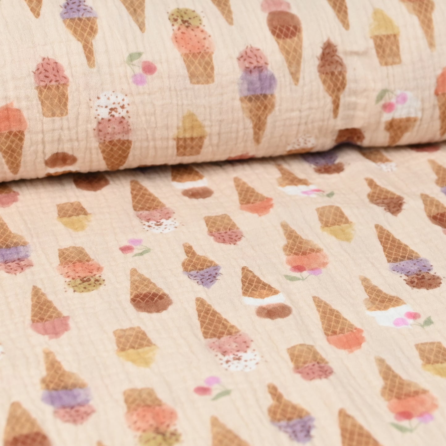 Musselin Eiscreme | Family Fabrics