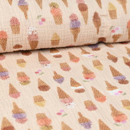Musselin Eiscreme | Family Fabrics