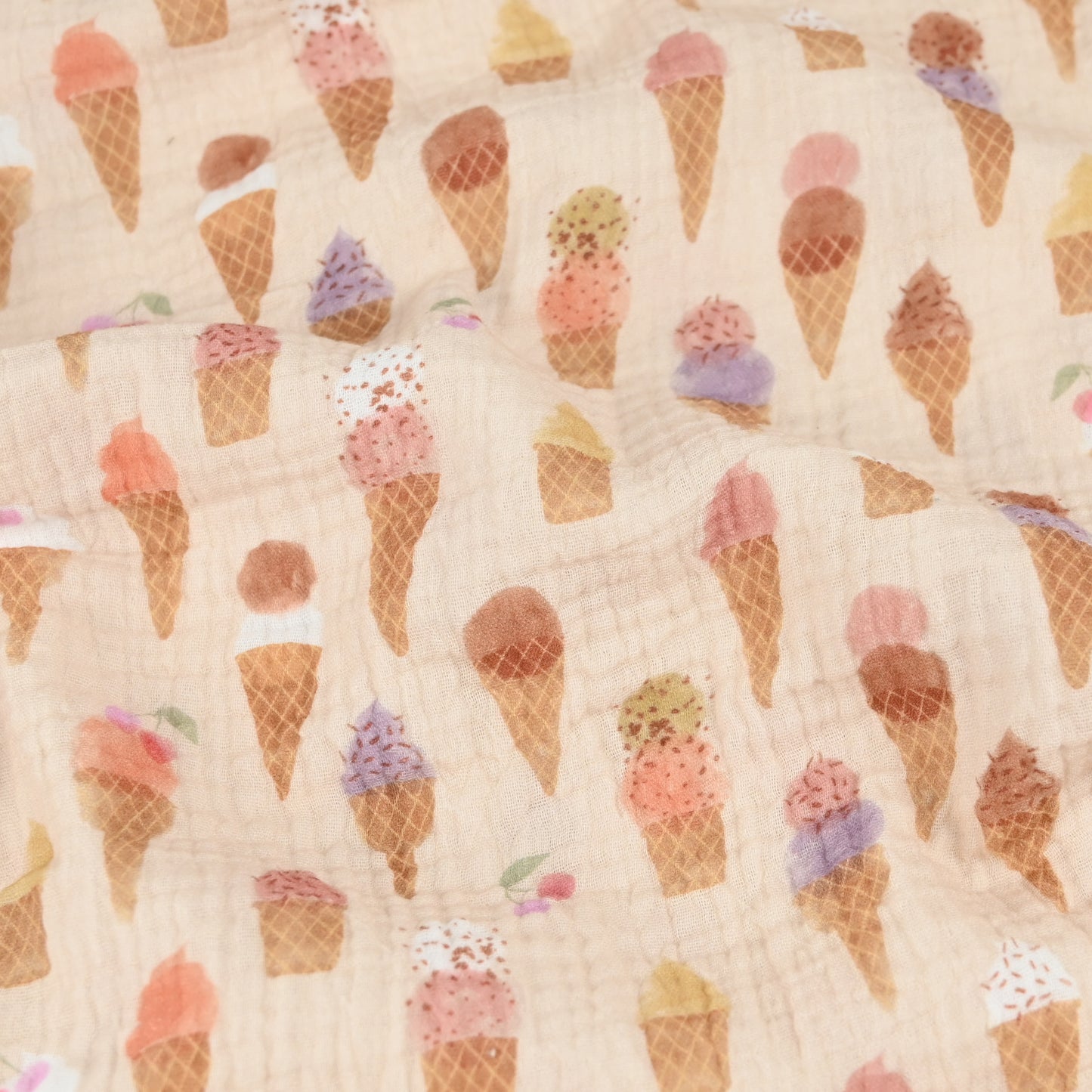 Musselin Eiscreme | Family Fabrics