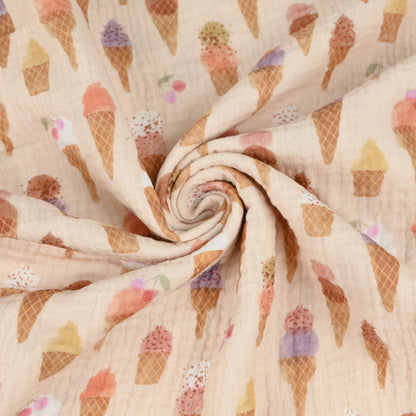 Musselin Eiscreme | Family Fabrics
