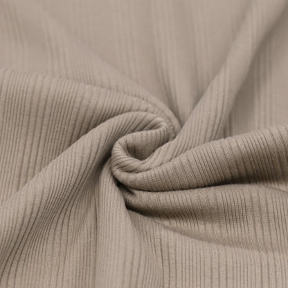 Rib Jersey mit unregelmäßigen Rippen
