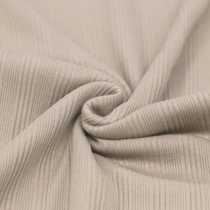Rib Jersey mit unregelmäßigen Rippen