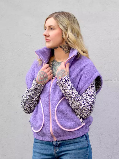 Schnittmuster Oversized Weste Lynn für Damen - Gr. 36-52