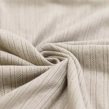 Pointoille Feinstrick Jersey hellbeige - elli&else