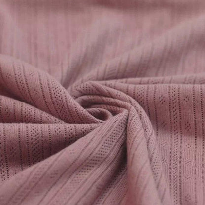 Pointoille Feinstrick Jersey mauve - elli&else