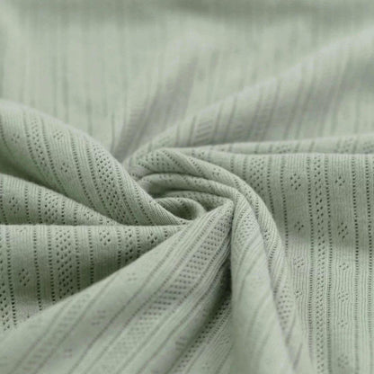 Pointoille Feinstrick Jersey salbei grün - elli&else