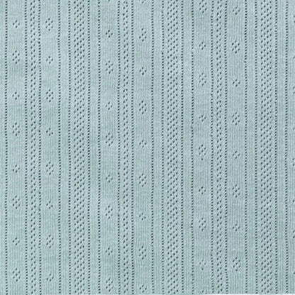 Pointelle Feinstrick Jersey mint grün