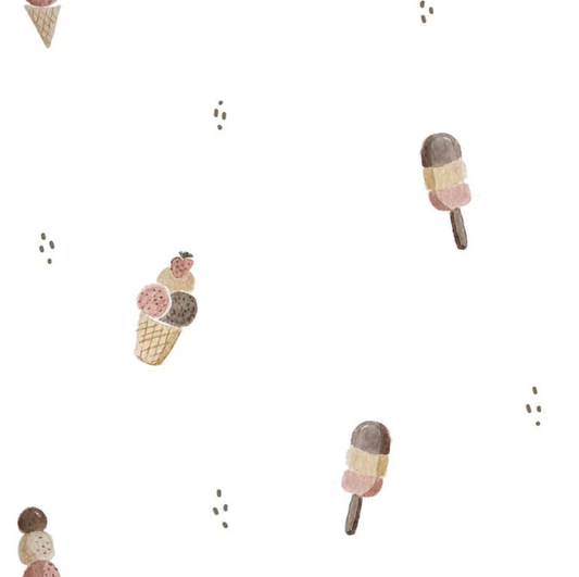Musselin Eiscreme klein von Family Fabrics