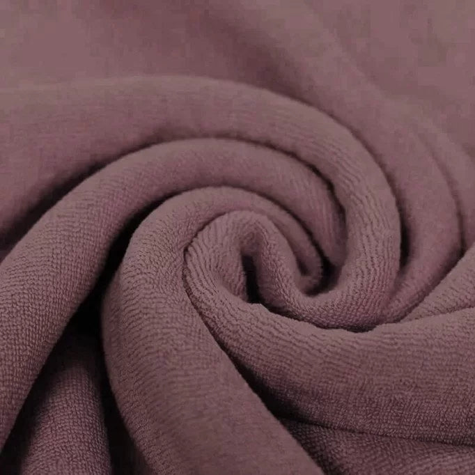 Stretch Frottee mauve