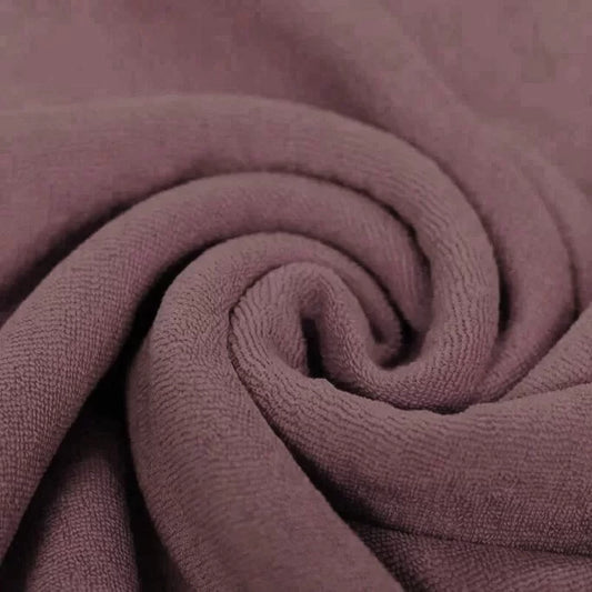 Stretch Frottee mauve