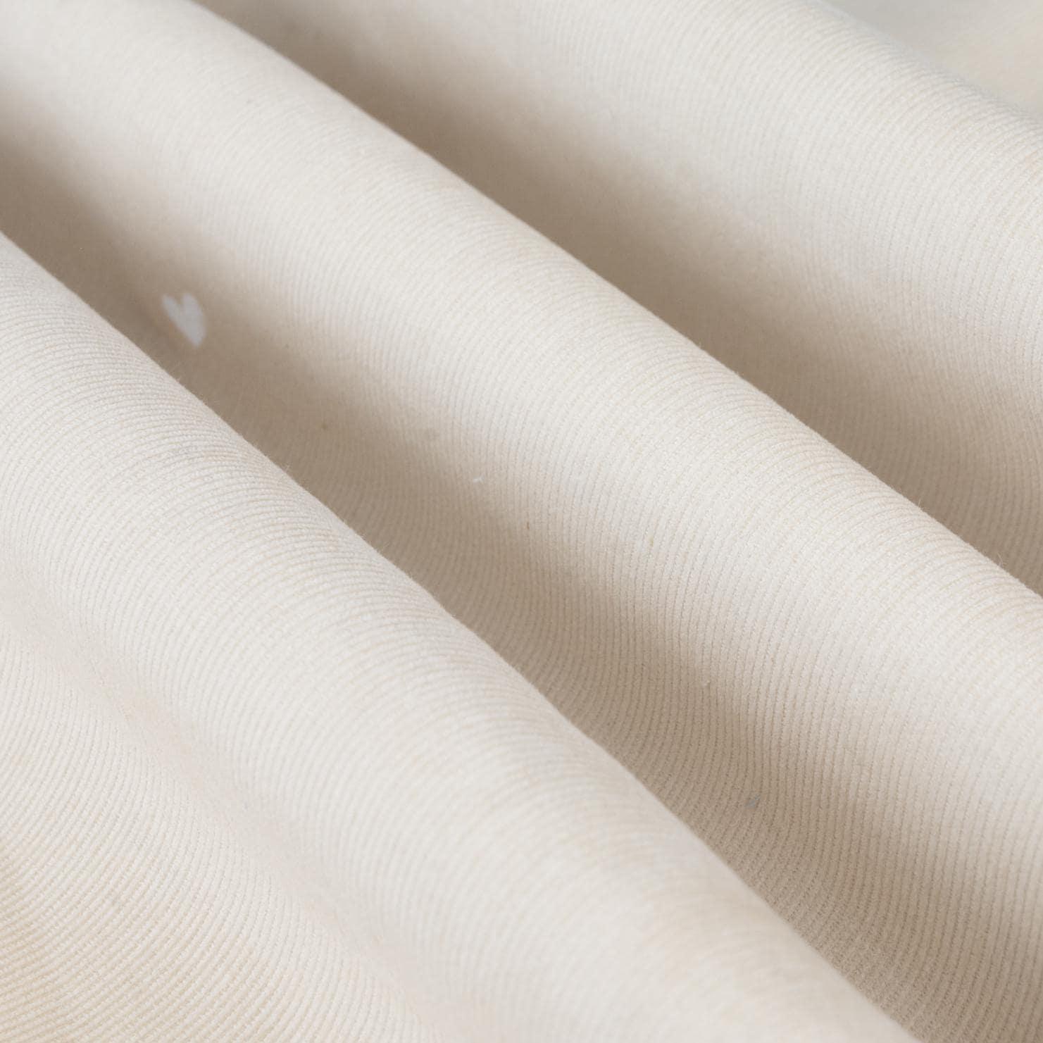 Babycord Herzen beige - Stoff bei elli&else