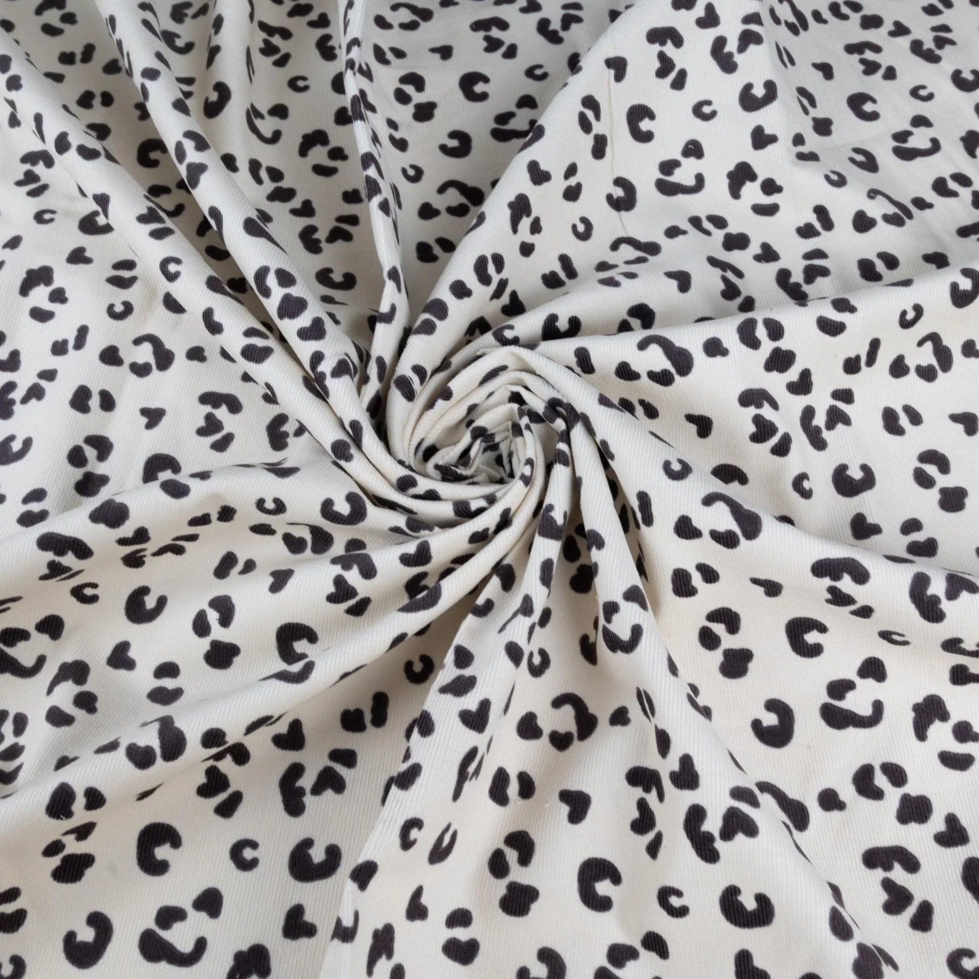 Babycord Leo Print - Stoff bei elli&else