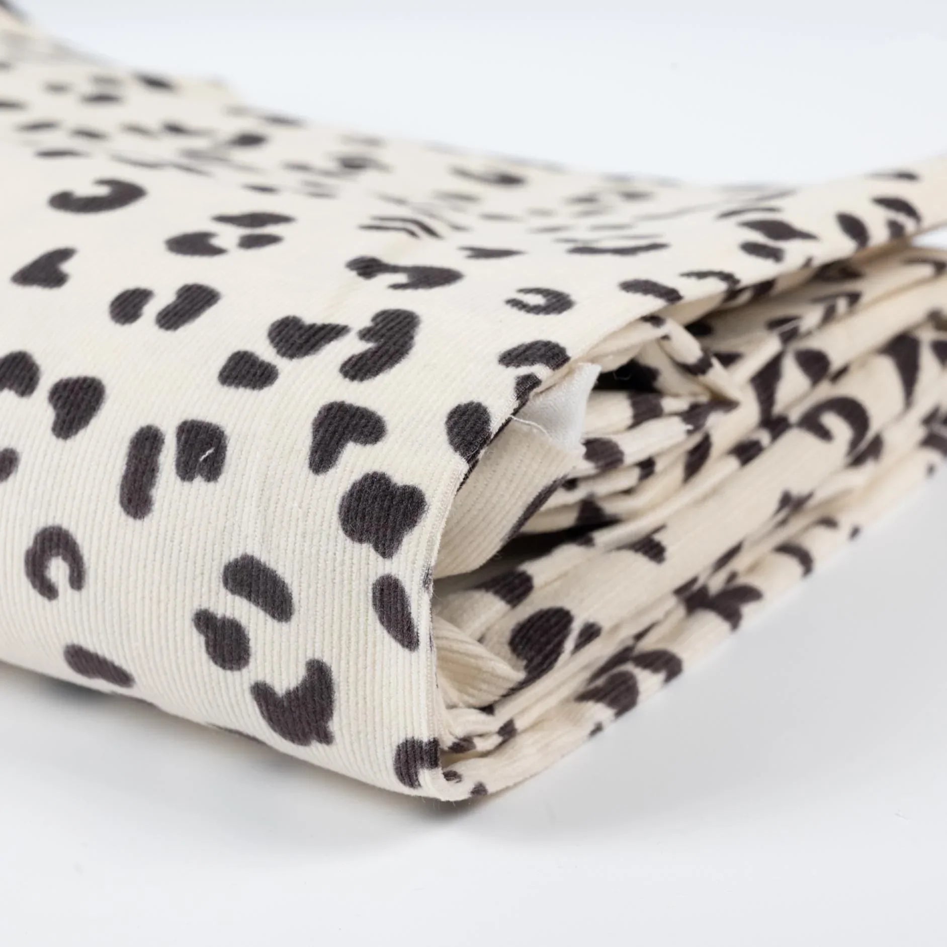 Babycord Leo Print - Stoff bei elli&else