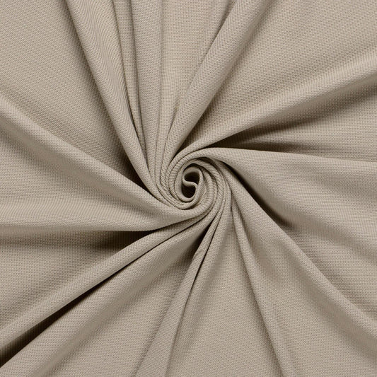 Baumwoll - Strickstoff beige Meterware - elli&else