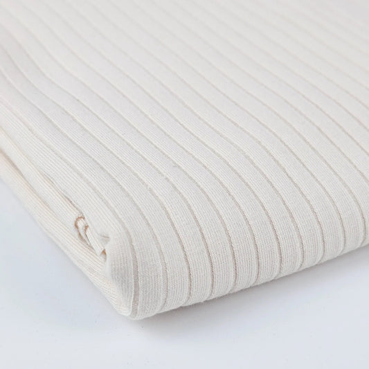 Big Rib Jersey - hellbeige Meterware - elli&else