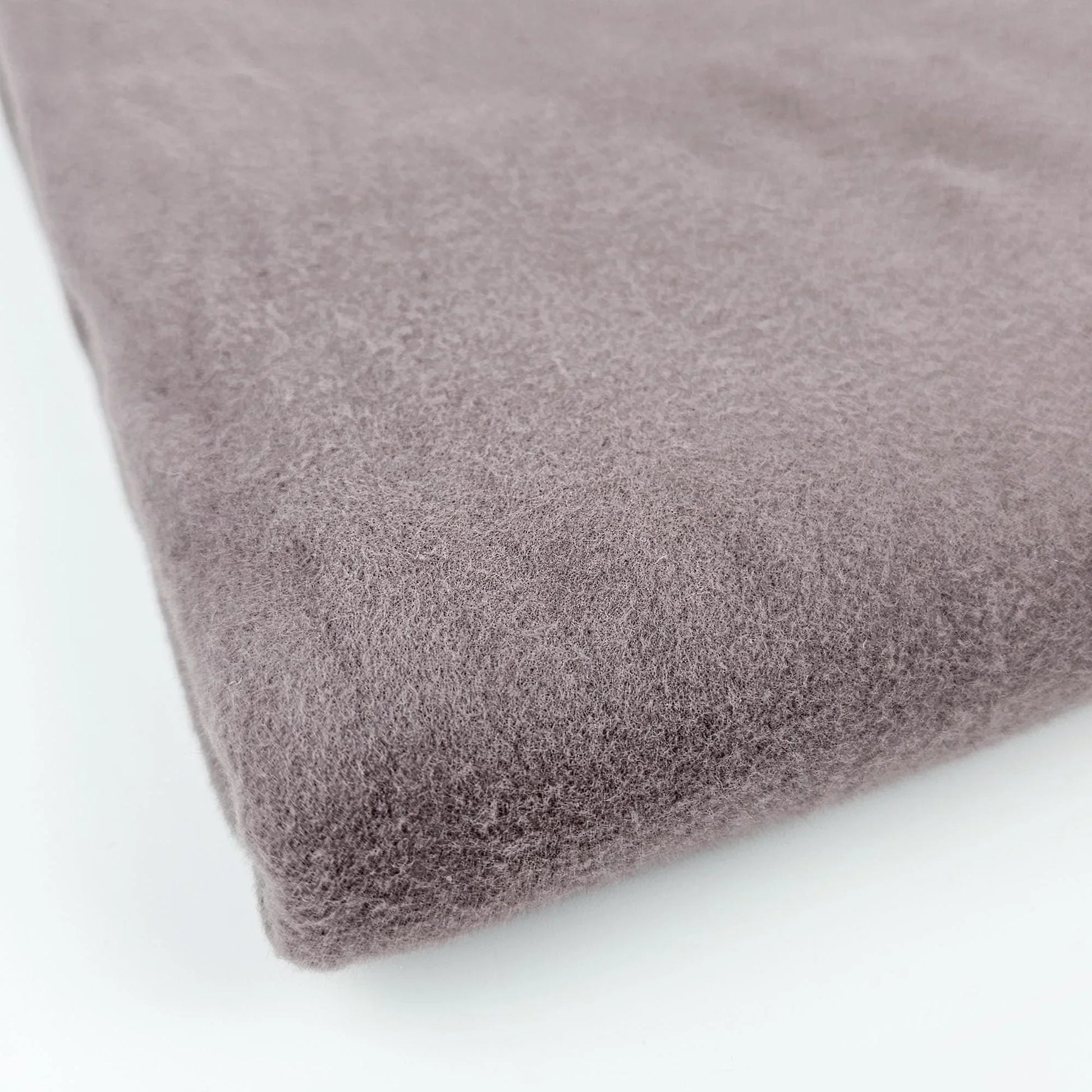 Bio - Baumwollfleece - dusty brown Meterware - elli&else