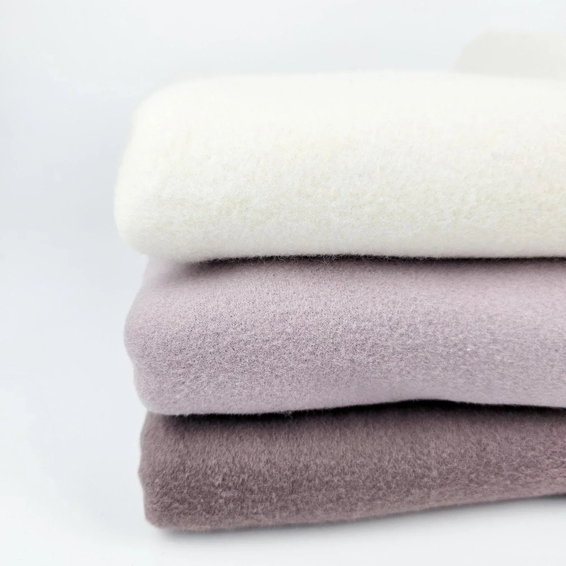 Bio - Baumwollfleece - natural white Meterware - elli&else