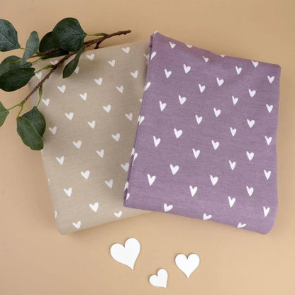 Bio French Terry Herzen dusty lila - elli&else