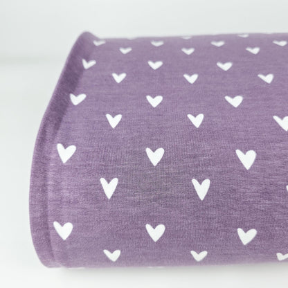 Bio French Terry Herzen dusty lila - elli&else