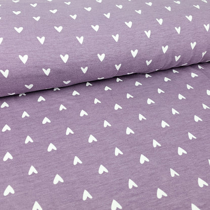 Bio French Terry Herzen dusty lila - elli&else