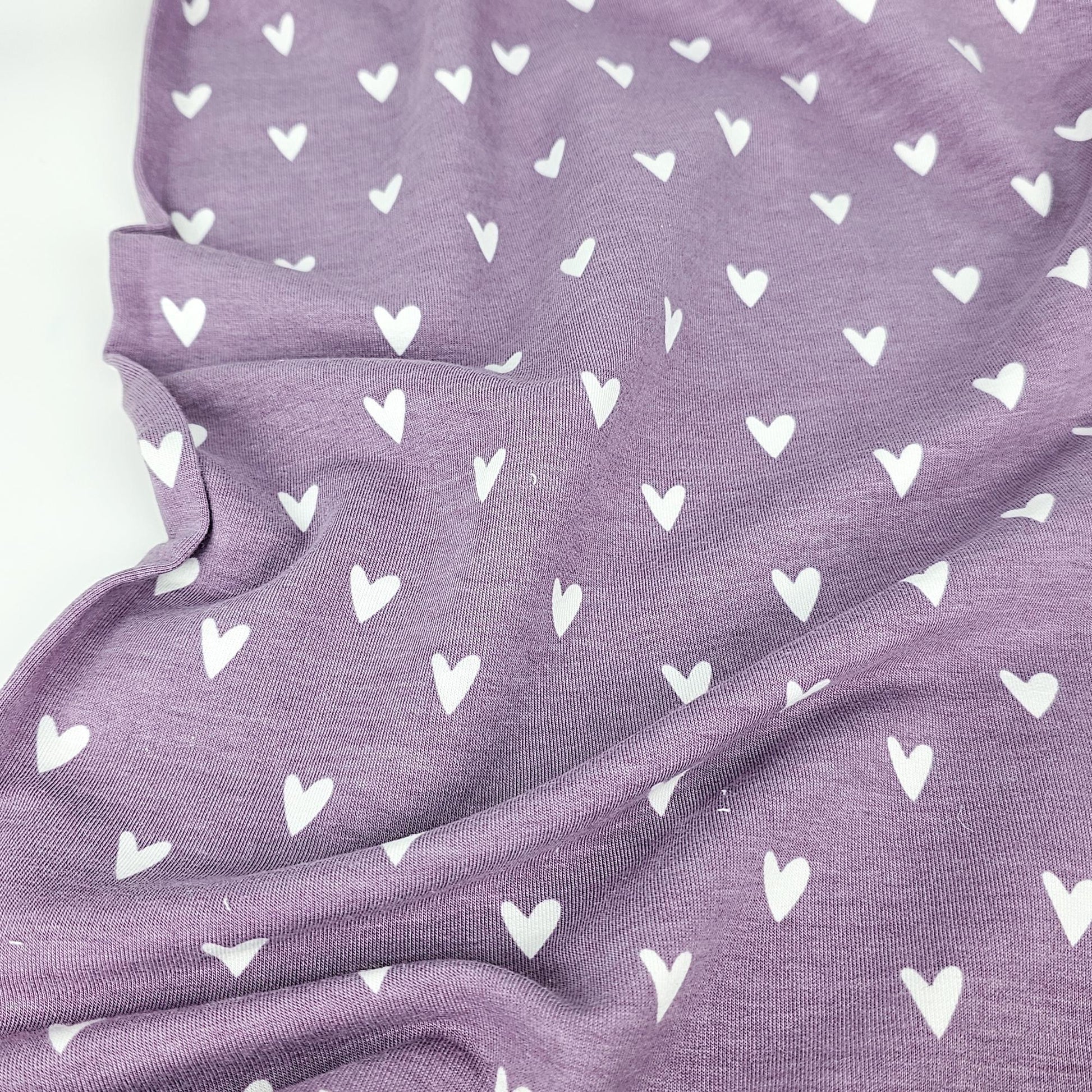 Bio French Terry Herzen dusty lila - elli&else