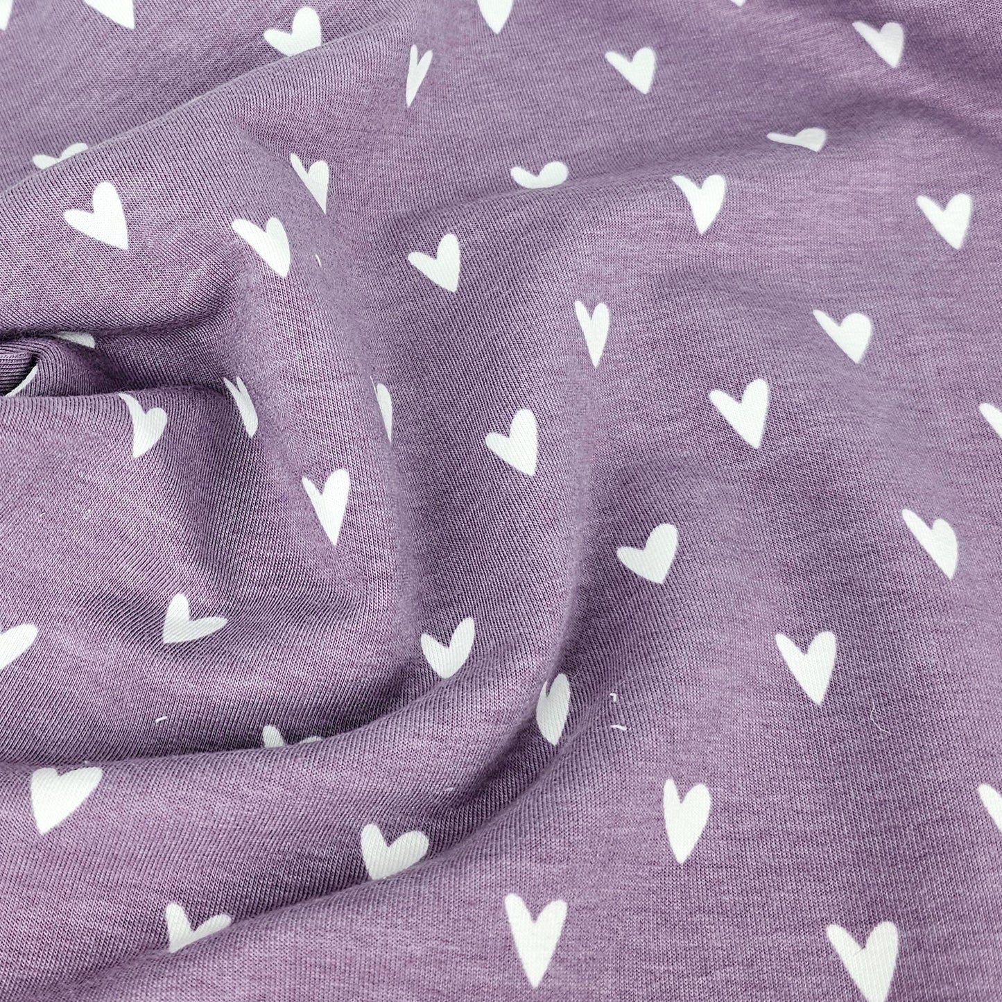 Bio French Terry Herzen dusty lila - elli&else