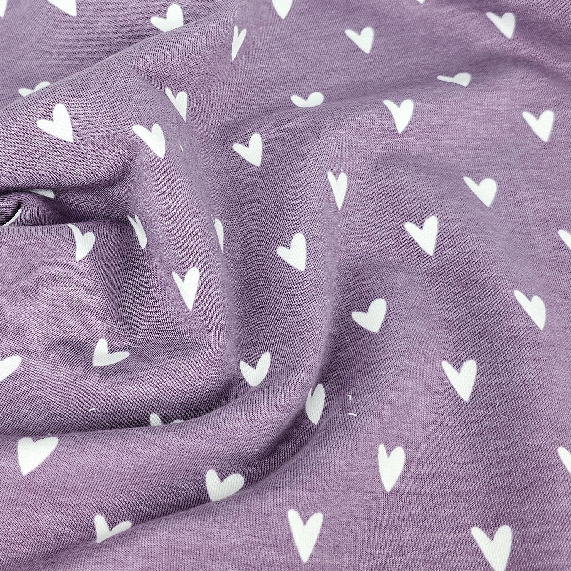 Bio French Terry Herzen dusty lila - elli&else