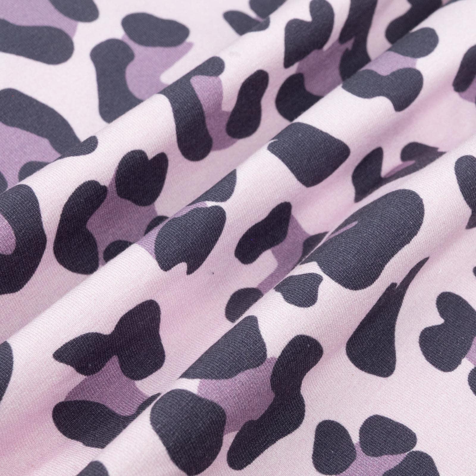 French Terry Leo flieder - Stoff bei elli&else