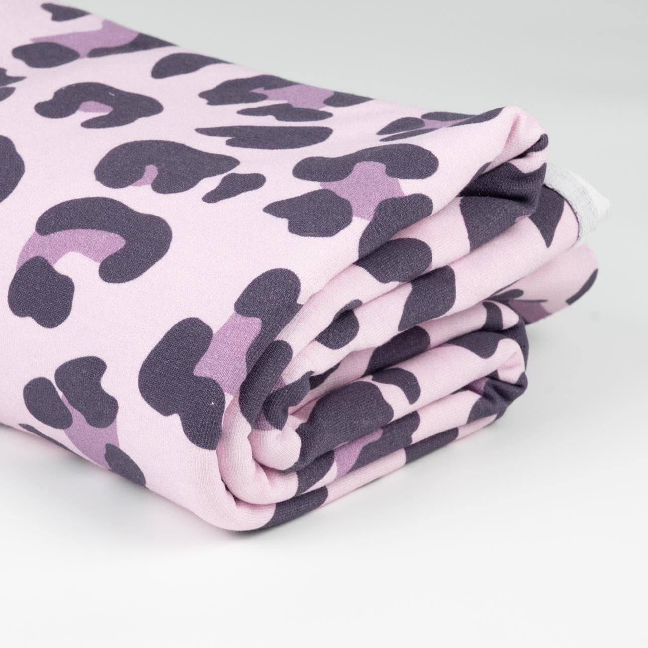 French Terry Leo flieder - Stoff bei elli&else